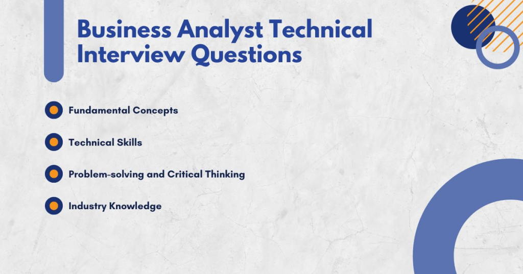 Business Analyst Technical Interview Questions
