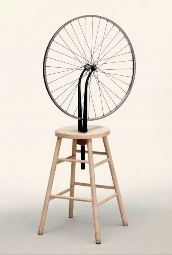 bicycle wheel, 1913 by marcel duchamp