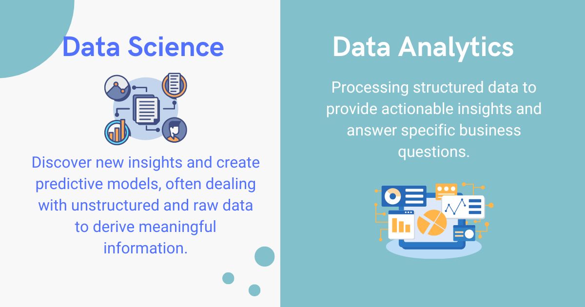 key differences between data science and data analytics