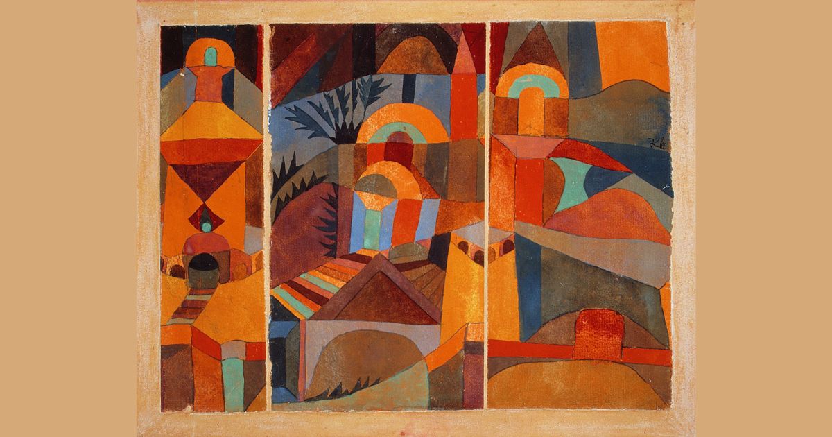 temple gardens by paul klee