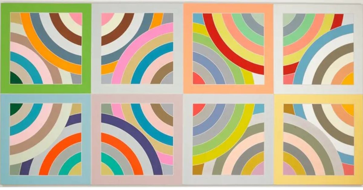 tahkt-i-sulayman variation ii by frank stella