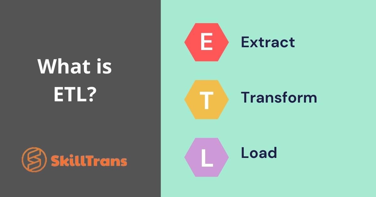 question 4. what is etl, and how does it work?