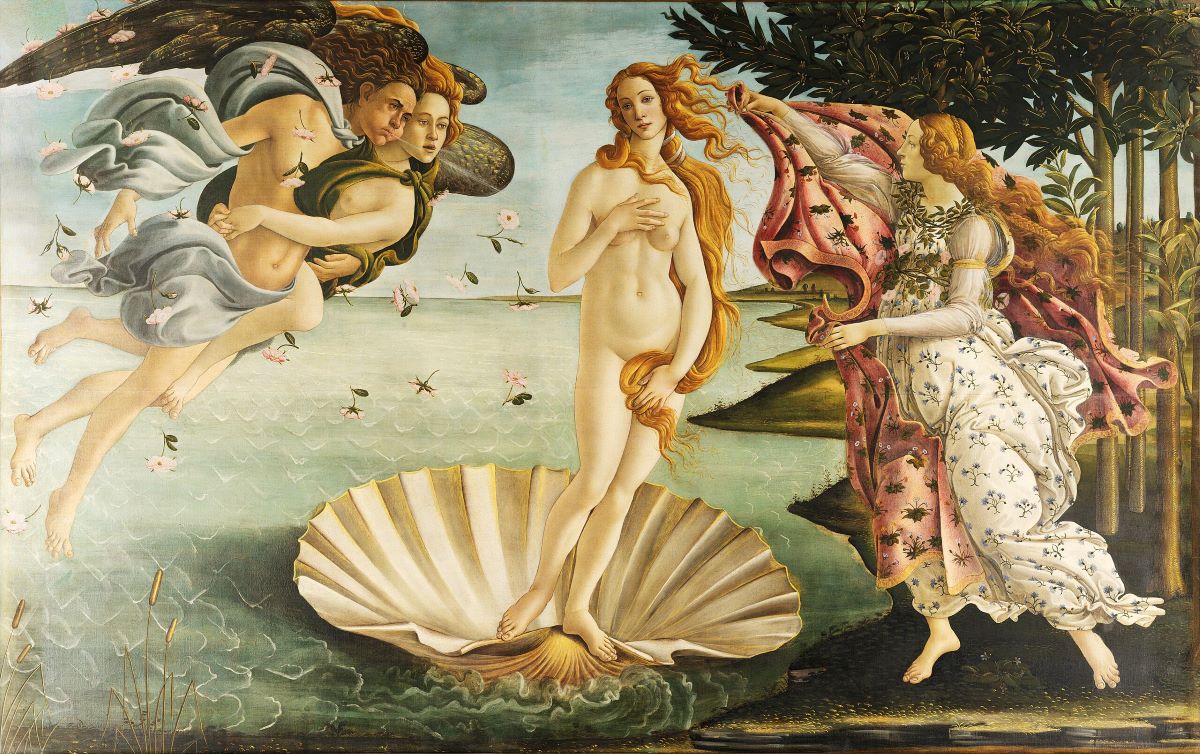 the birth of venus - sandro botticelli (italy)