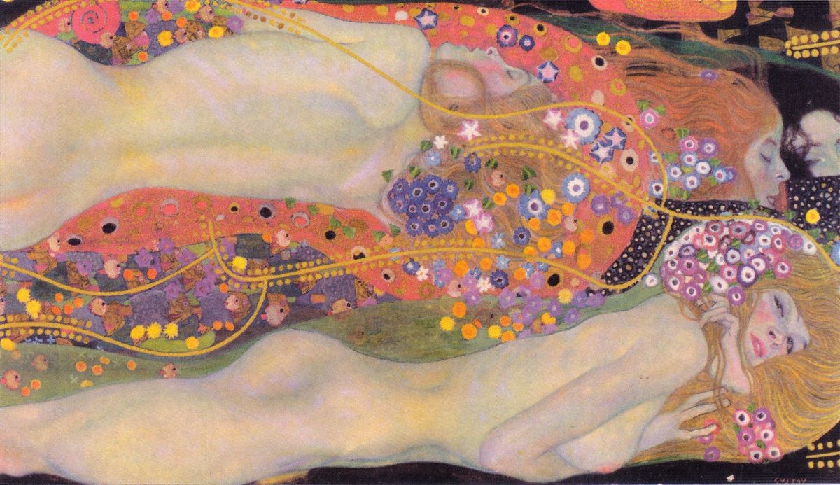 water serpents ii - gustav klimt