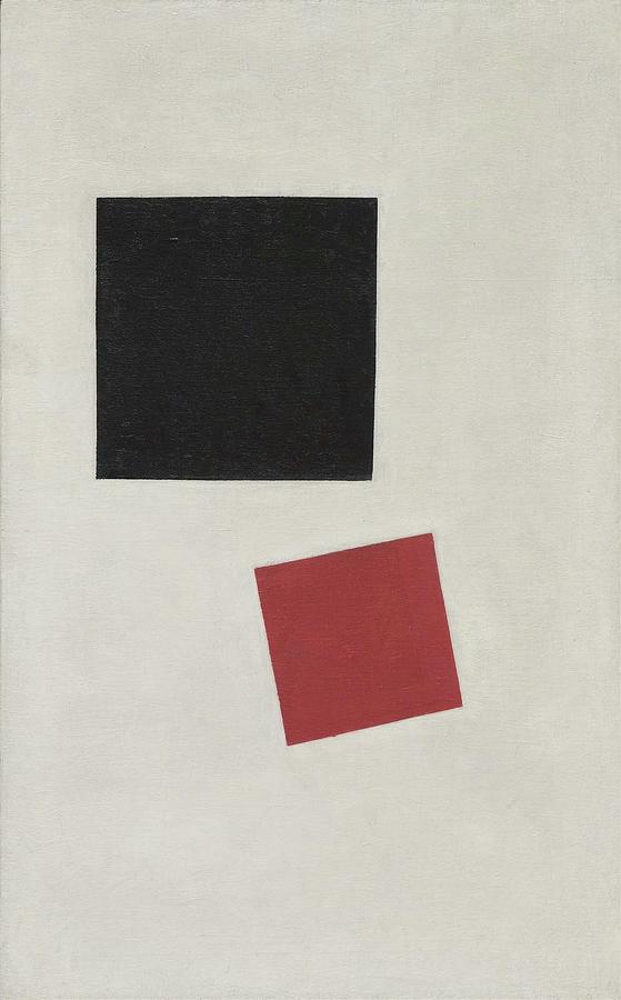 black square and red square - kazimir malevich