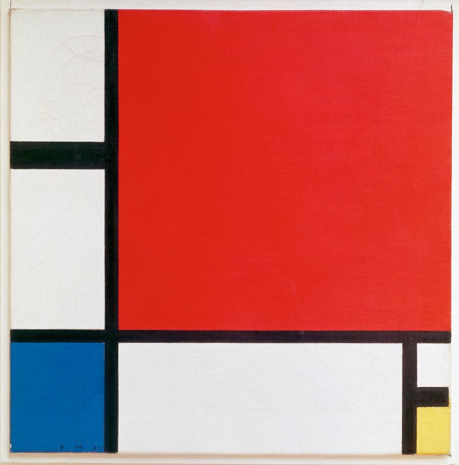 composition in red, yellow, blue and black - piet mondrian