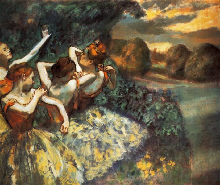 four dancers – edgar degas – 1900