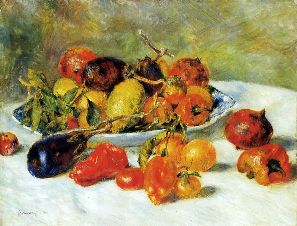 fruit of the midi – pierre auguste renoir