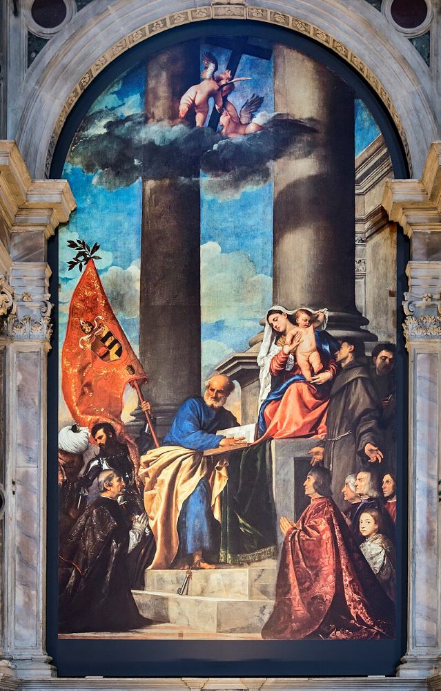 pesaro madonna by titian