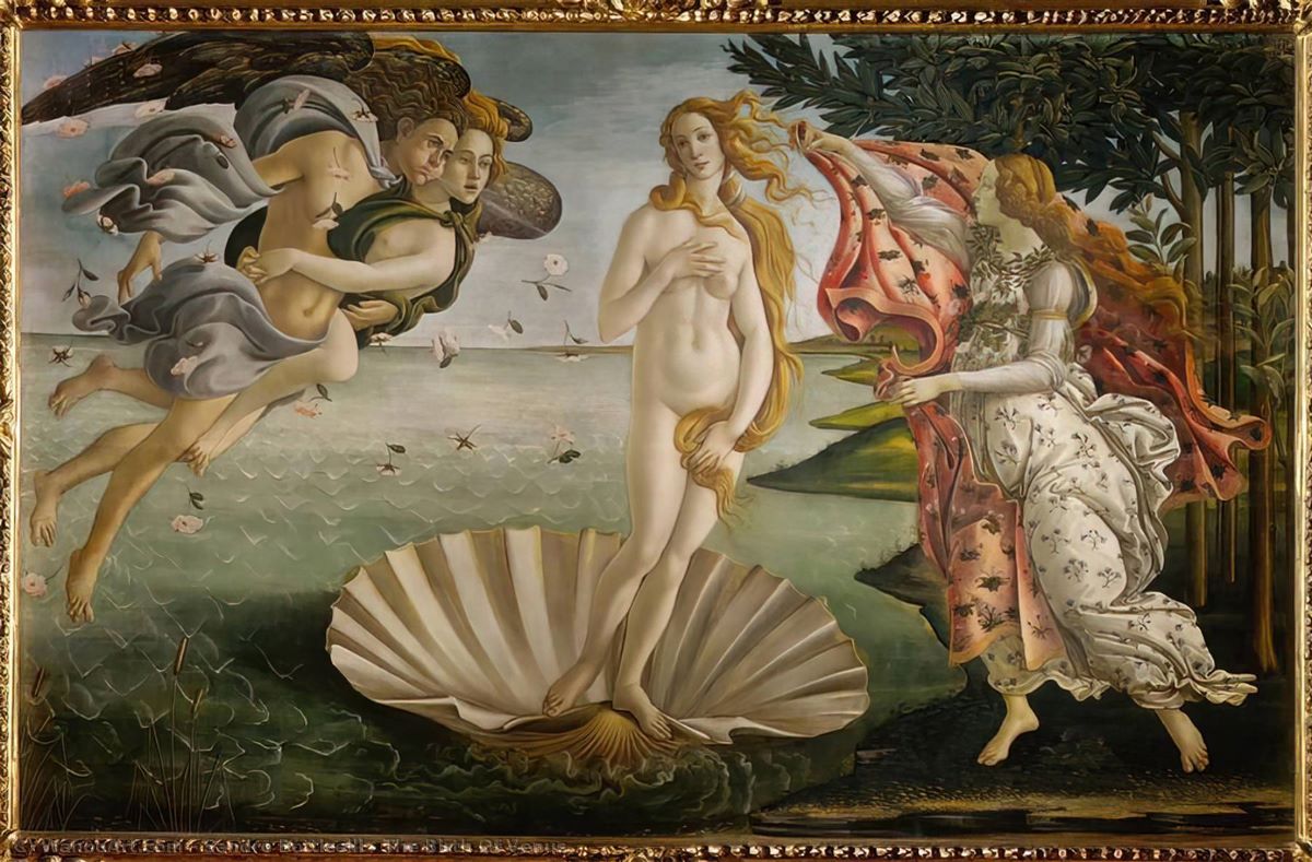 the birth of venus by sandro botticelli