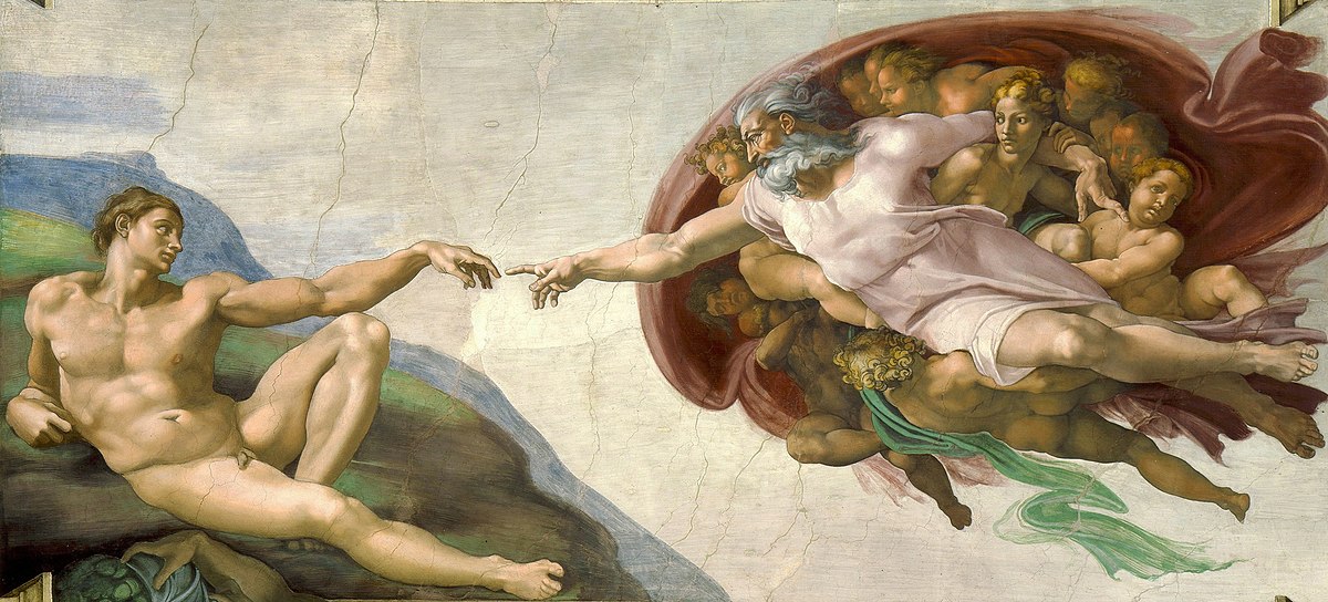 the creation of adam - michelangelo 