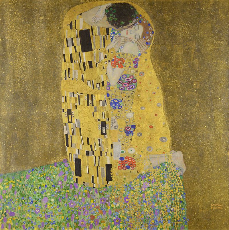 the kiss - gustav klimt 