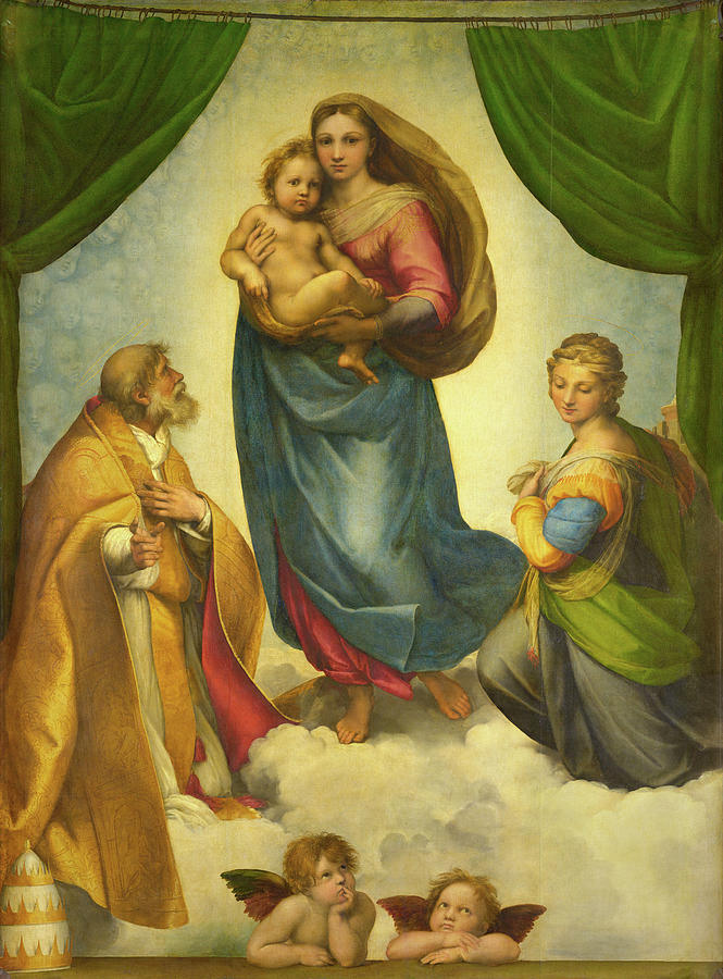 the sistine madonna by raphael