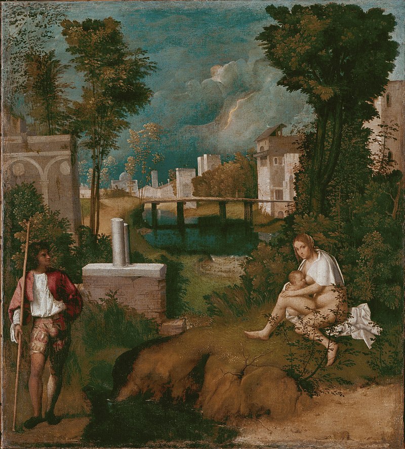 the tempest by giorgione