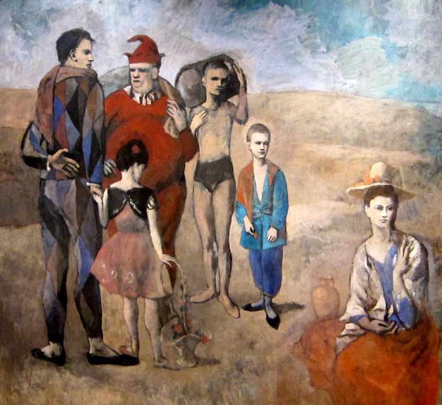 family saltimbanques, 1905