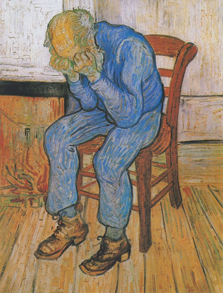 old man in sorrow (on the threshold of eternity) (1890)