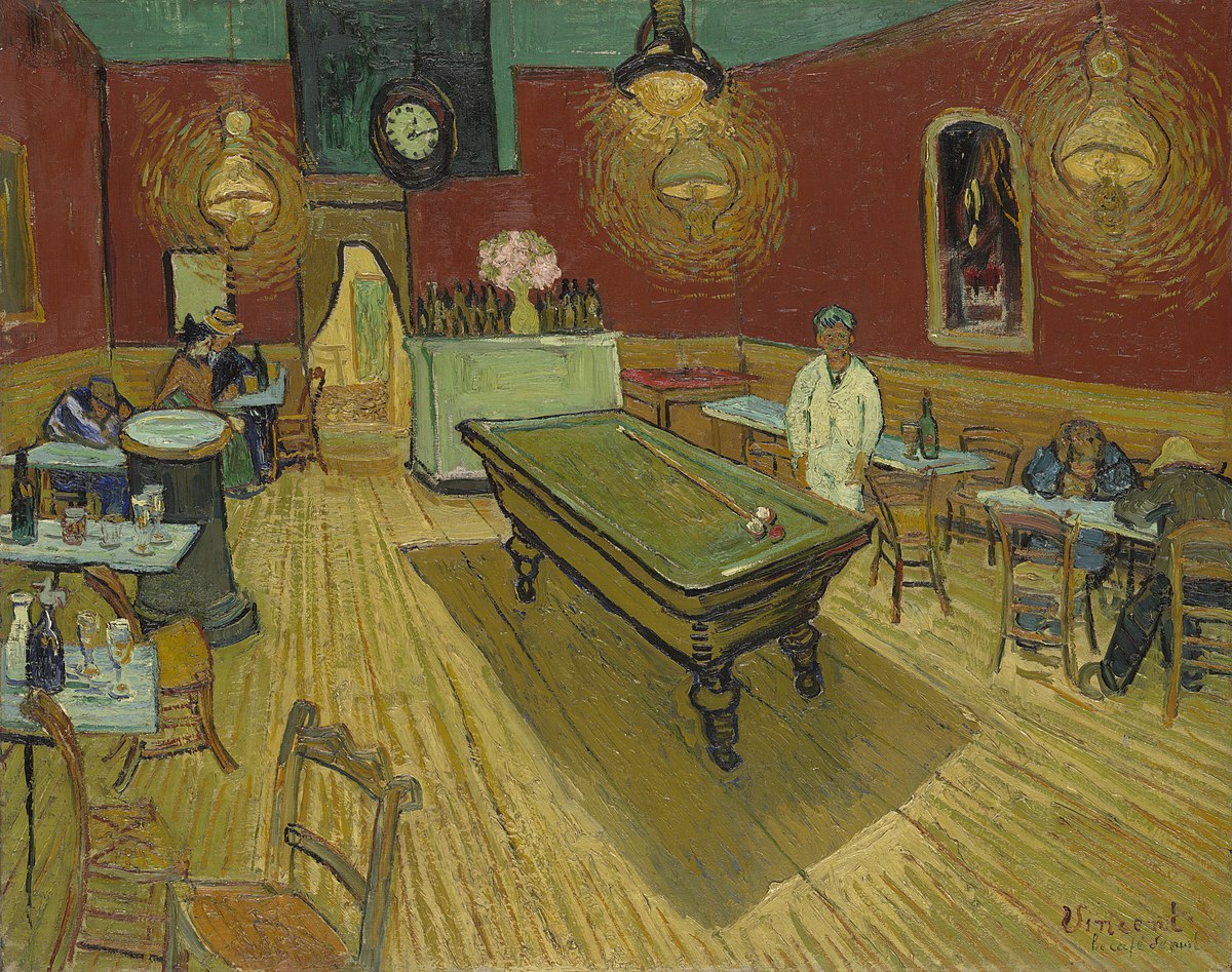 the night café (1888)