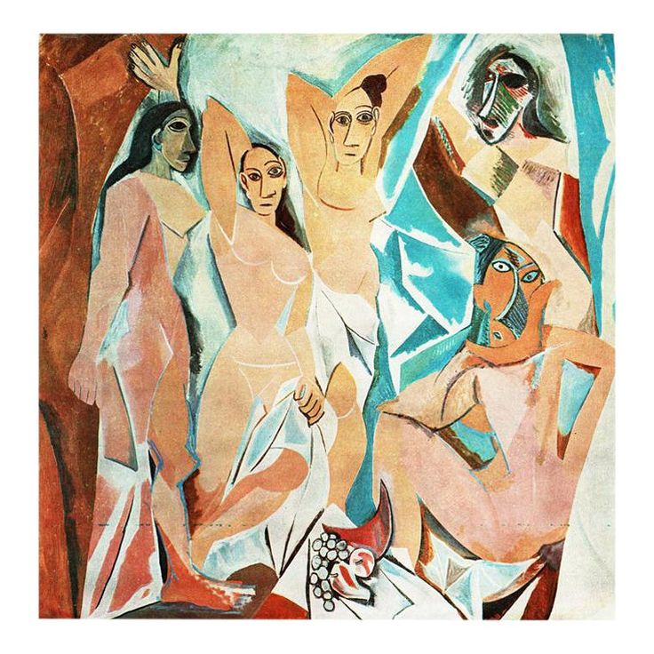 les demoiselles d'avignon (the young ladies of avignon), 1907