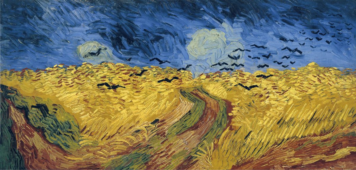 wheatfield with crows (1890)